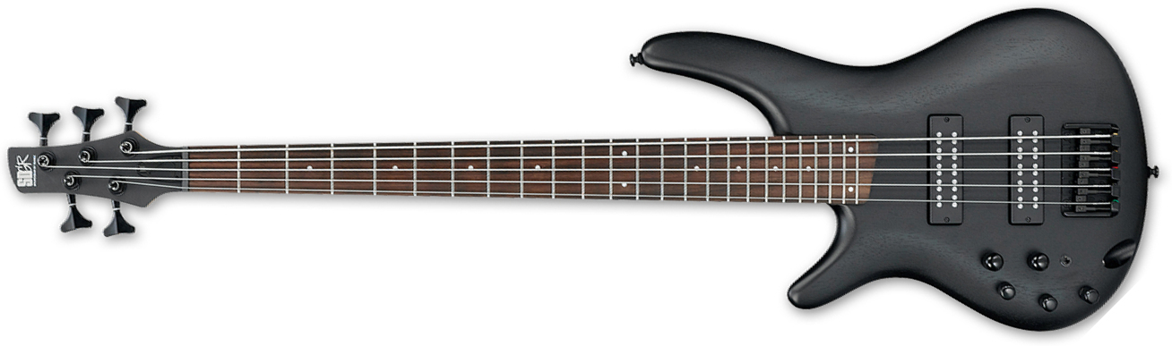 Ibanez Sr305ebl Wk Lh Gaucher Standard 5-cordes Active Jat - Weathered Black - Solid body electric bass - Main picture