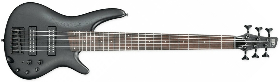 Ibanez Sr306eb Wk Standard 6-cordes Active Jat - Weathered Black - Solid body electric bass - Main picture