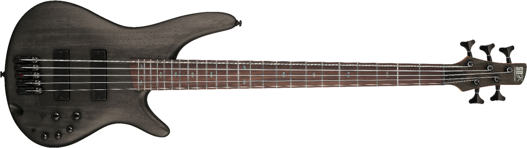 Ibanez Sr505a Tgf Standard 5c Active Bartolini Rw - Transparent Gray Flat - Solid body electric bass - Main picture