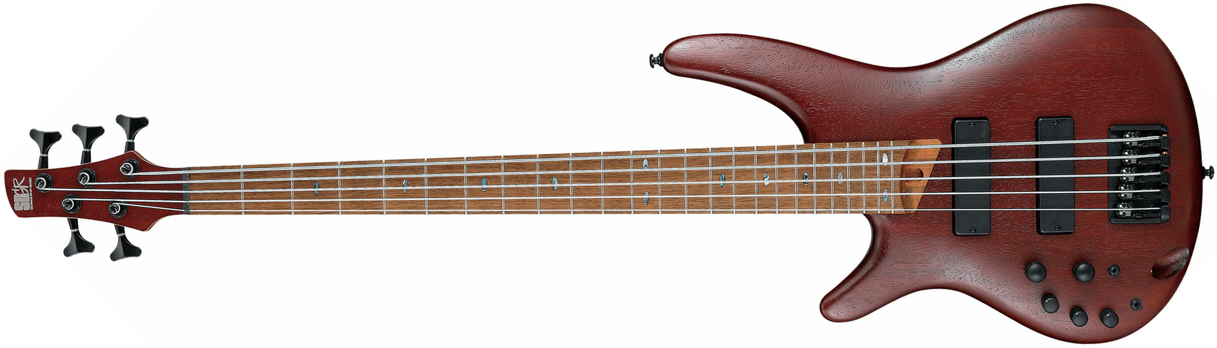 Ibanez Sr505el Bm Standard 5c Lh Gaucher Active Bartolini Rw - Brown Mahogany - Solid body electric bass - Main picture