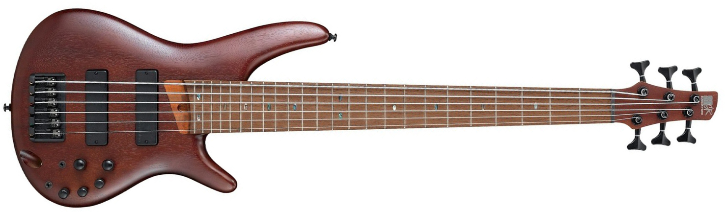 Ibanez Sr506e Bm Standard 6c Active Jat - Brown Mahogany - Solid body electric bass - Main picture