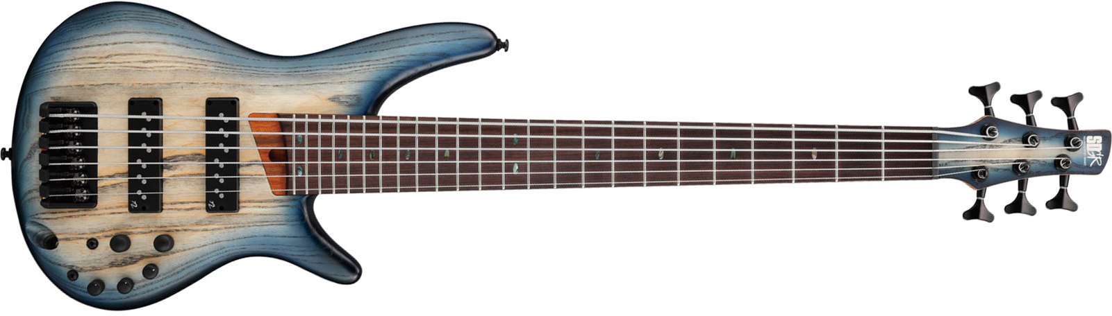 Ibanez Sr606e Ctf Standard 6c Active Rw - Cosmic Blue Starburst Flat - Solid body electric bass - Main picture