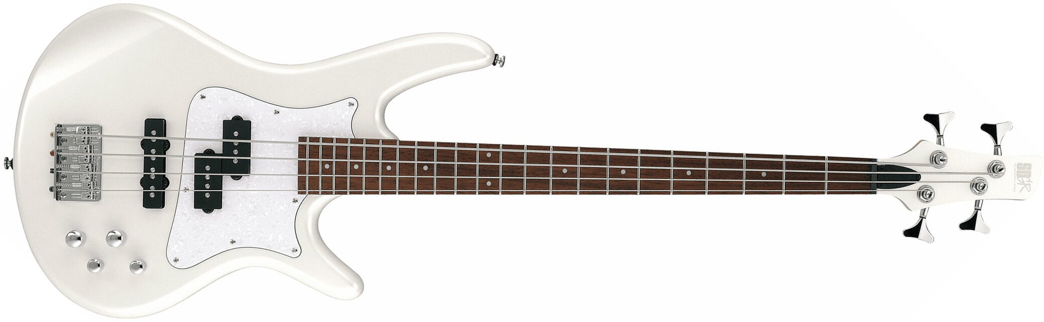 Ibanez Srmd200 Pw Sr Mezzo Active Jat - Pearl White - Electric bass for kids - Main picture