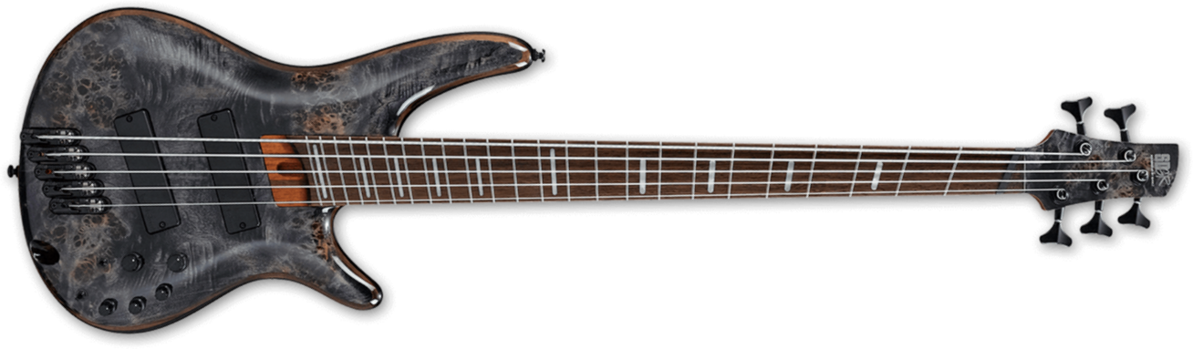 Ibanez Srms805 Dtw Workshop 5c Multiscale Active Bartolini Pp - Deep Twilight - Solid body electric bass - Main picture