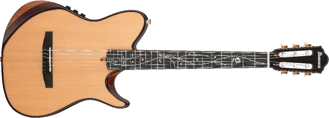 Ibanez Tim Henson Tod100n Nt Jap Signature Epicea Okoume Eb - Natural - Classical guitar 4/4 size - Main picture
