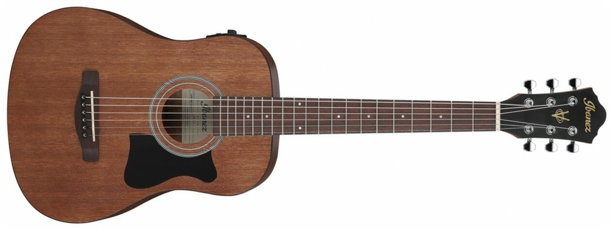 Ibanez V44e Mini Dreadnought Electro Meranti Nan - Open Pore  Natural - Folk guitar - Main picture