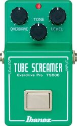 Overdrive, distortion & fuzz effect pedal Ibanez Tube Screamer TS808