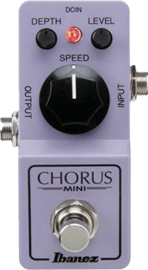 Modulation, chorus, flanger, phaser & tremolo effect pedal Ibanez CSMINI Chorus Mini