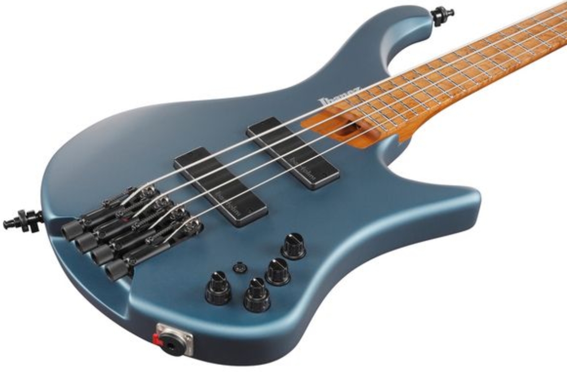Ibanez Ehb1000 Aom Workshop Active Pp - Arctic Ocean Matte - Solid body electric bass - Variation 2