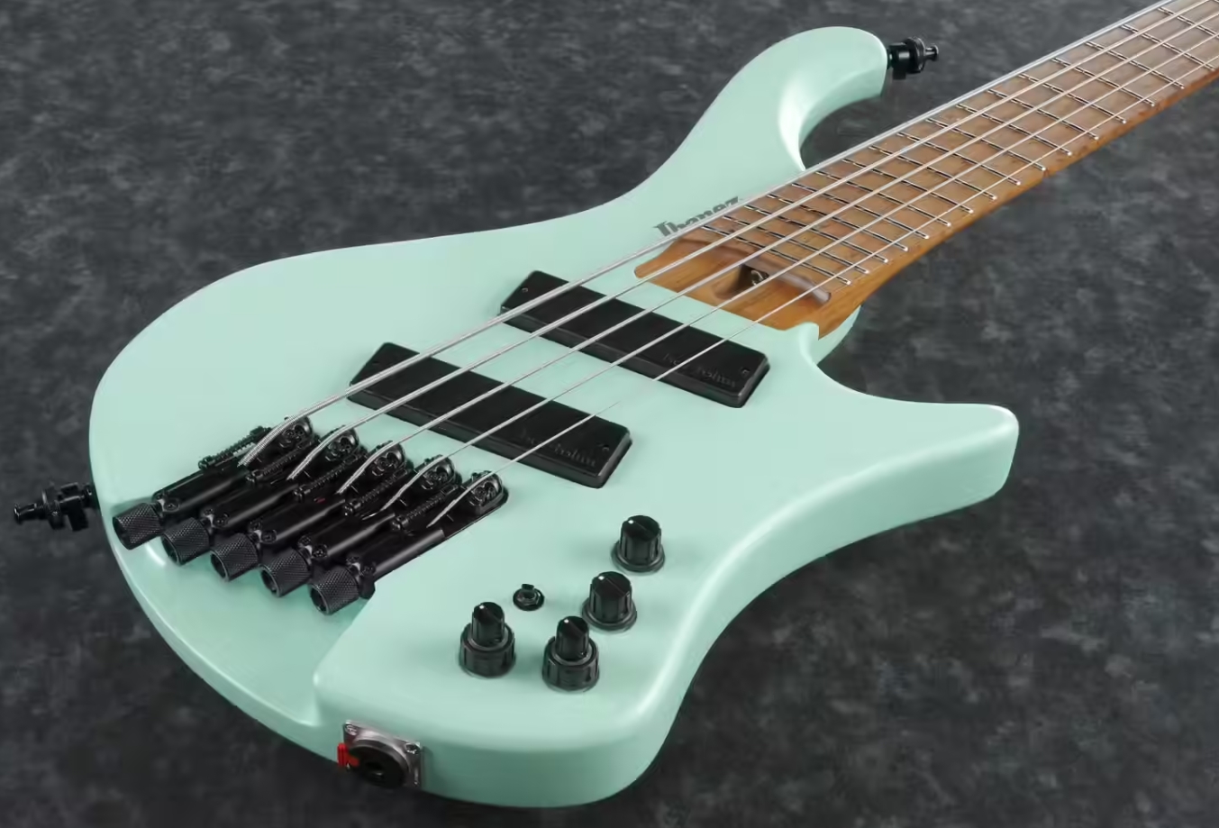 Ibanez Ehb1005msl Sfm Workshop Lh Gaucher 5c Multiscale Active Bartolini Mn - Sea Foam Green Matte - Solid body electric bass - Variation 2