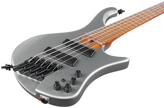 Ibanez Ehb1005sms Mgm Workshop 5c Shsc Multiscale Active Bartolini Mn - Metallic Gray Matte - Solid body electric bass - Variation 2