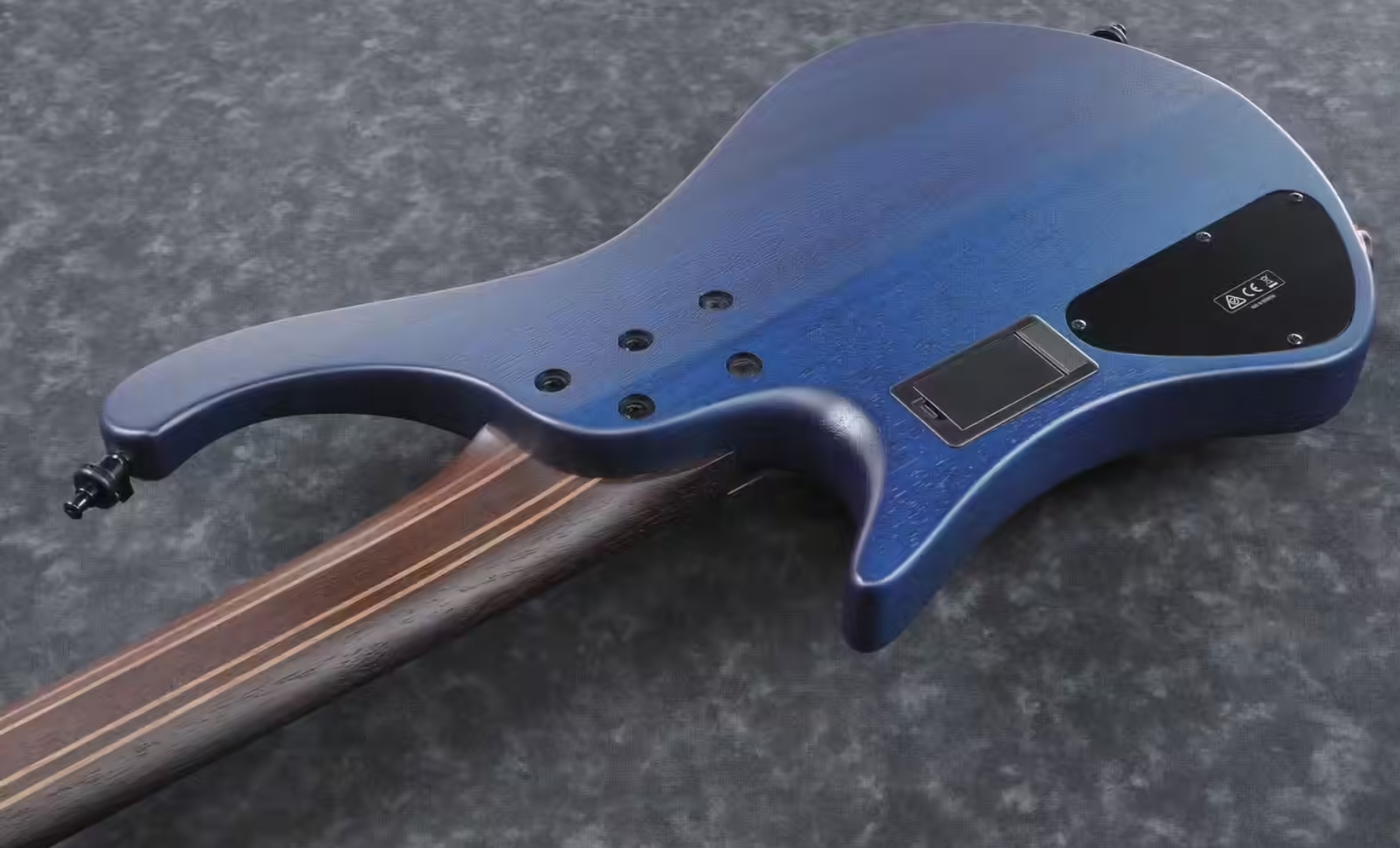 Ibanez Ehb1505ms Plf Workshop Multiscale 5c Active Pp - Pacific Blue Burst Flat - Solid body electric bass - Variation 2