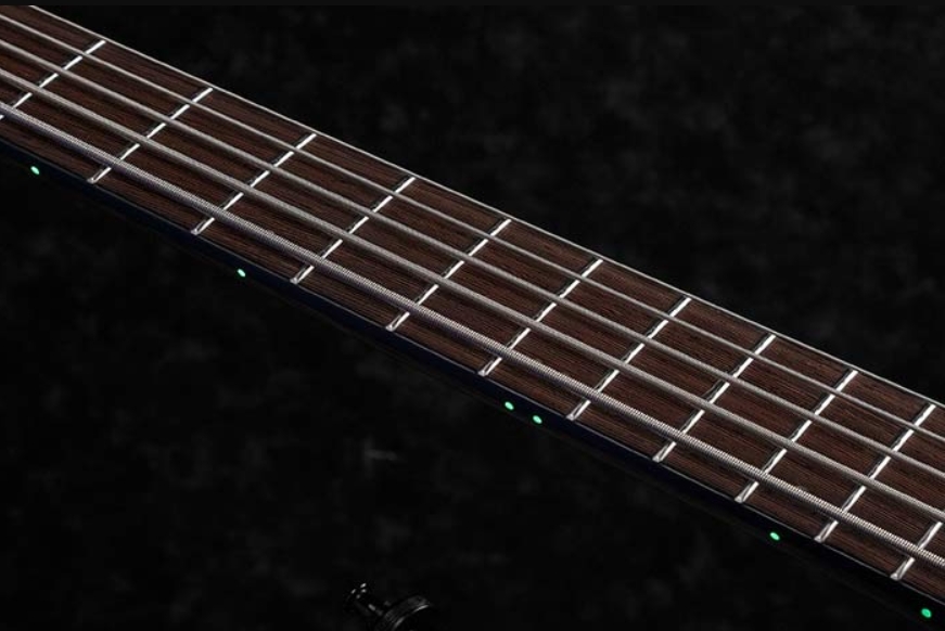Ibanez Ehb1505ms Plf Workshop Multiscale 5c Active Pp - Pacific Blue Burst Flat - Solid body electric bass - Variation 5