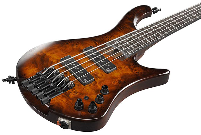 Ibanez Ehb1505s Del Workshop 5c Shsc Active Pp - Dragon Eye Burst Low Gloss - Travel electric bass - Variation 2