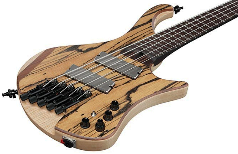 Ibanez Ehb1675ms Ntf Workshop 5c Multiscale Active Pp - Natural Flat - Solid body electric bass - Variation 2
