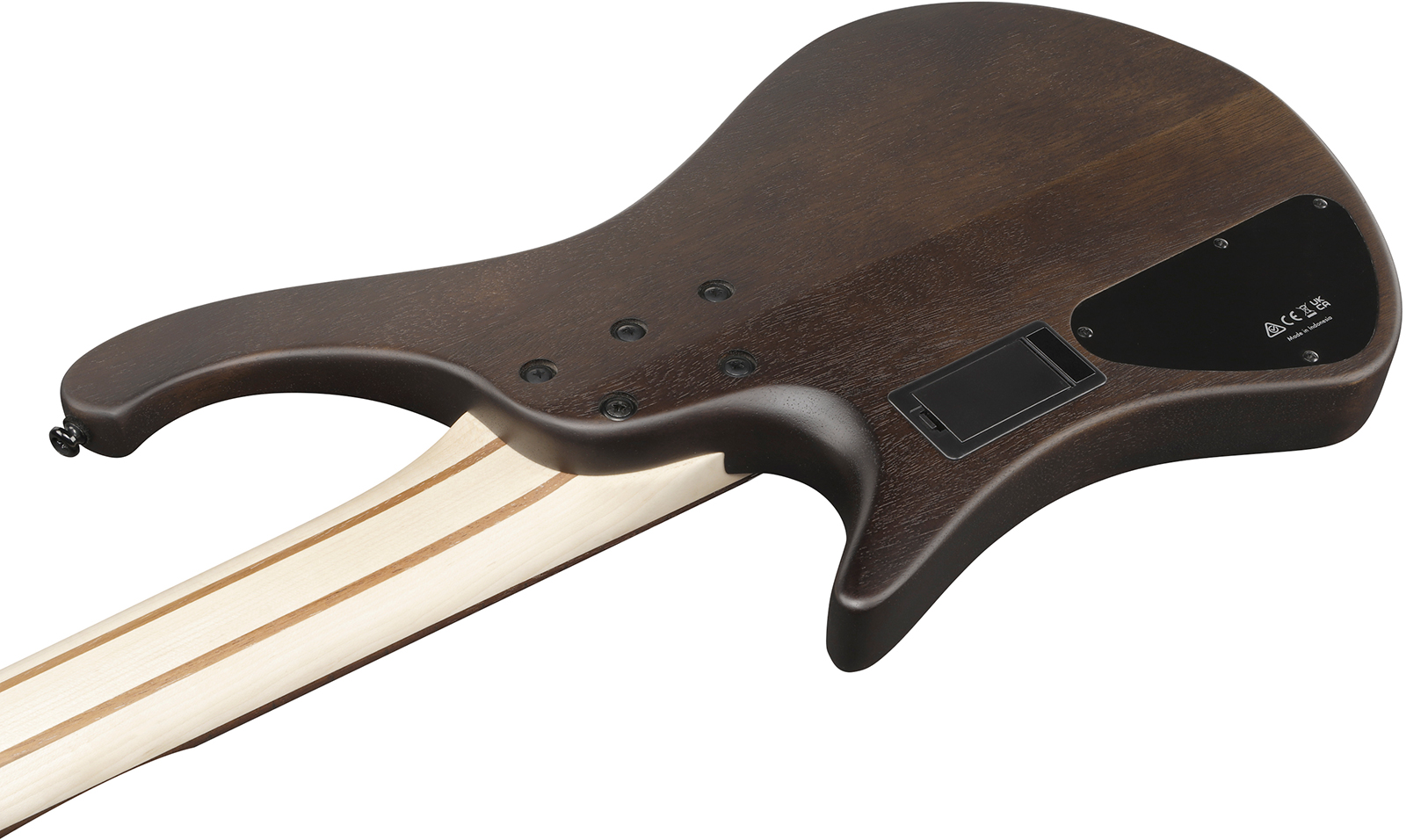 Ibanez Ehb605 Wnf Standard 5c Active Jat - Walnut Flat - Solid body electric bass - Variation 3