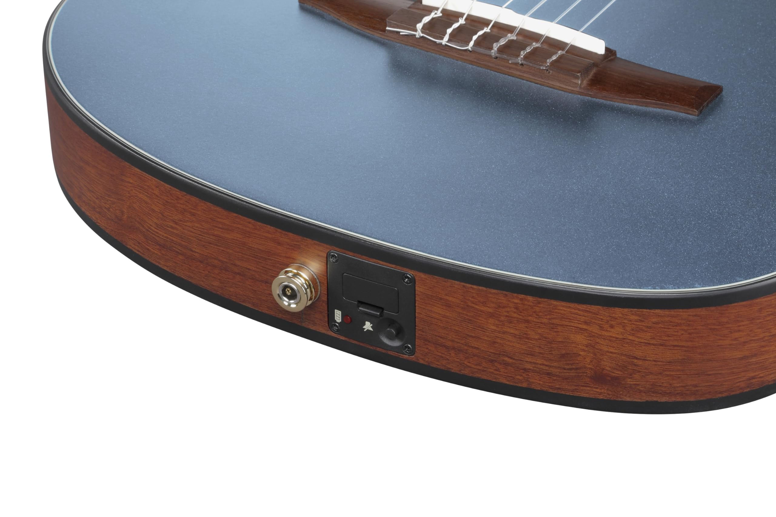 Ibanez Frh10n Ibf Hybrid Cw Epicea Sapele Wal - Indigo Blue Metallic Flat - Classical guitar 4/4 size - Variation 3
