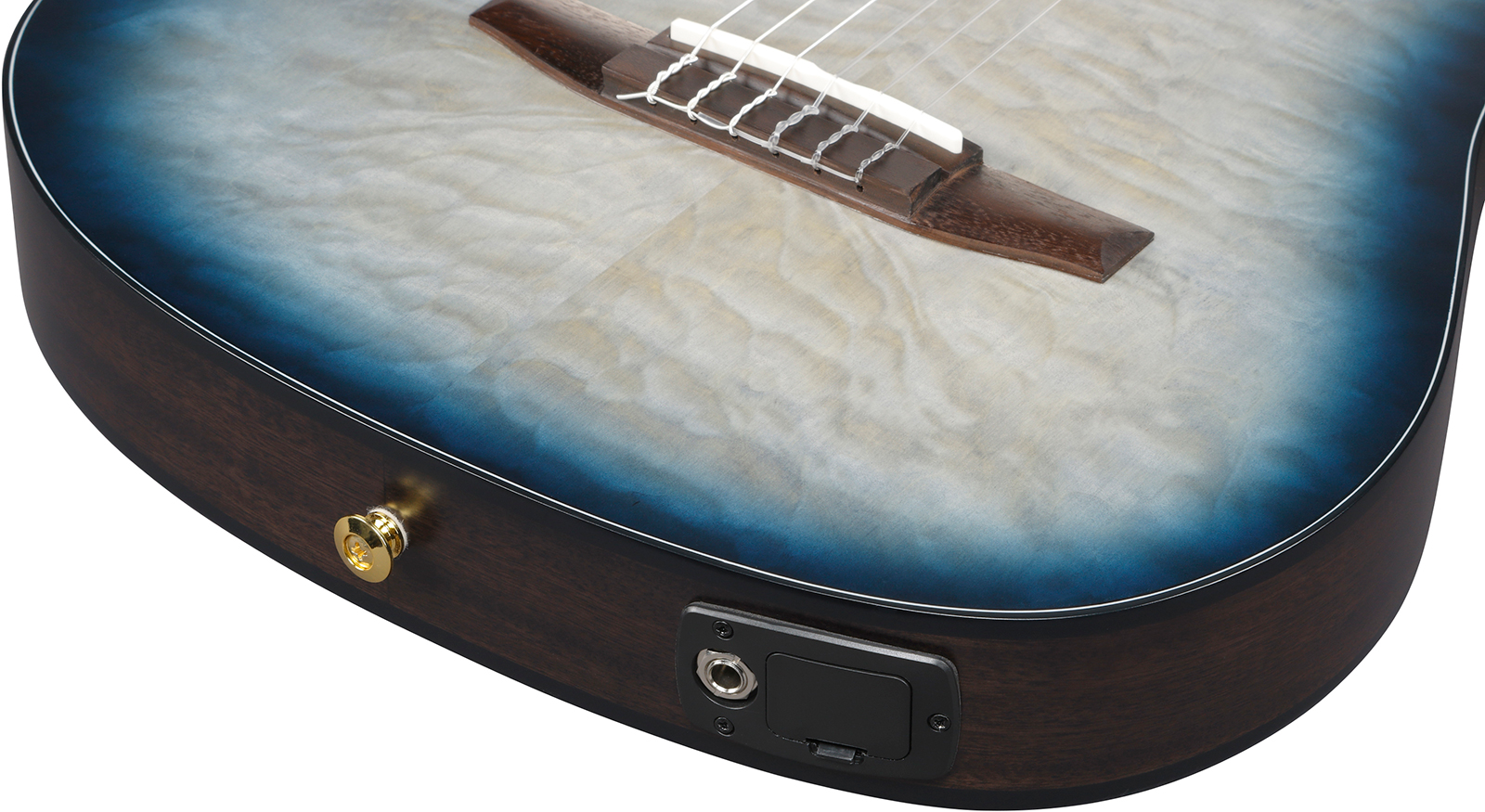 Ibanez Frh20qmn Ctl Fr Hollow Cw Erable Sapele Rw - Cosmic Blue Starburst Low Gloss - Classical guitar 4/4 size - Variation 4