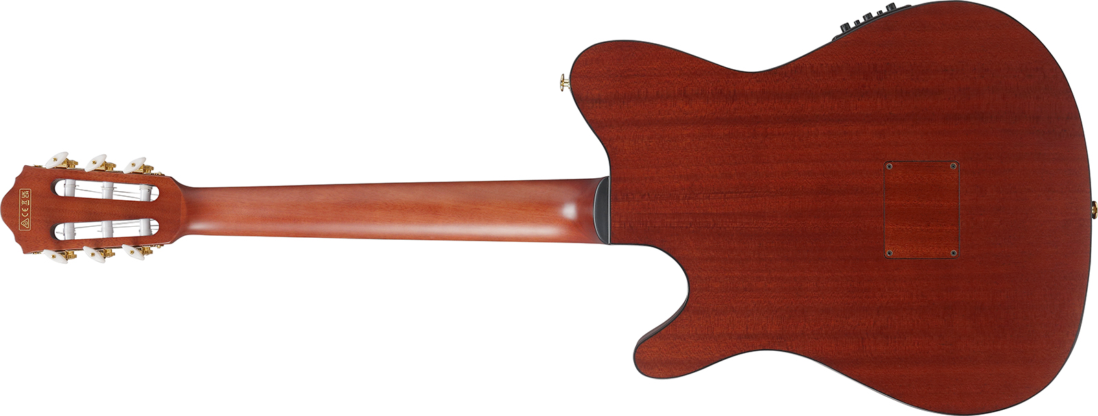 Ibanez Frh20qmn Tcl Fr Hollow Cw Erable Sapele Rw - Tobacco Burst Low Gloss - Classical guitar 4/4 size - Variation 1