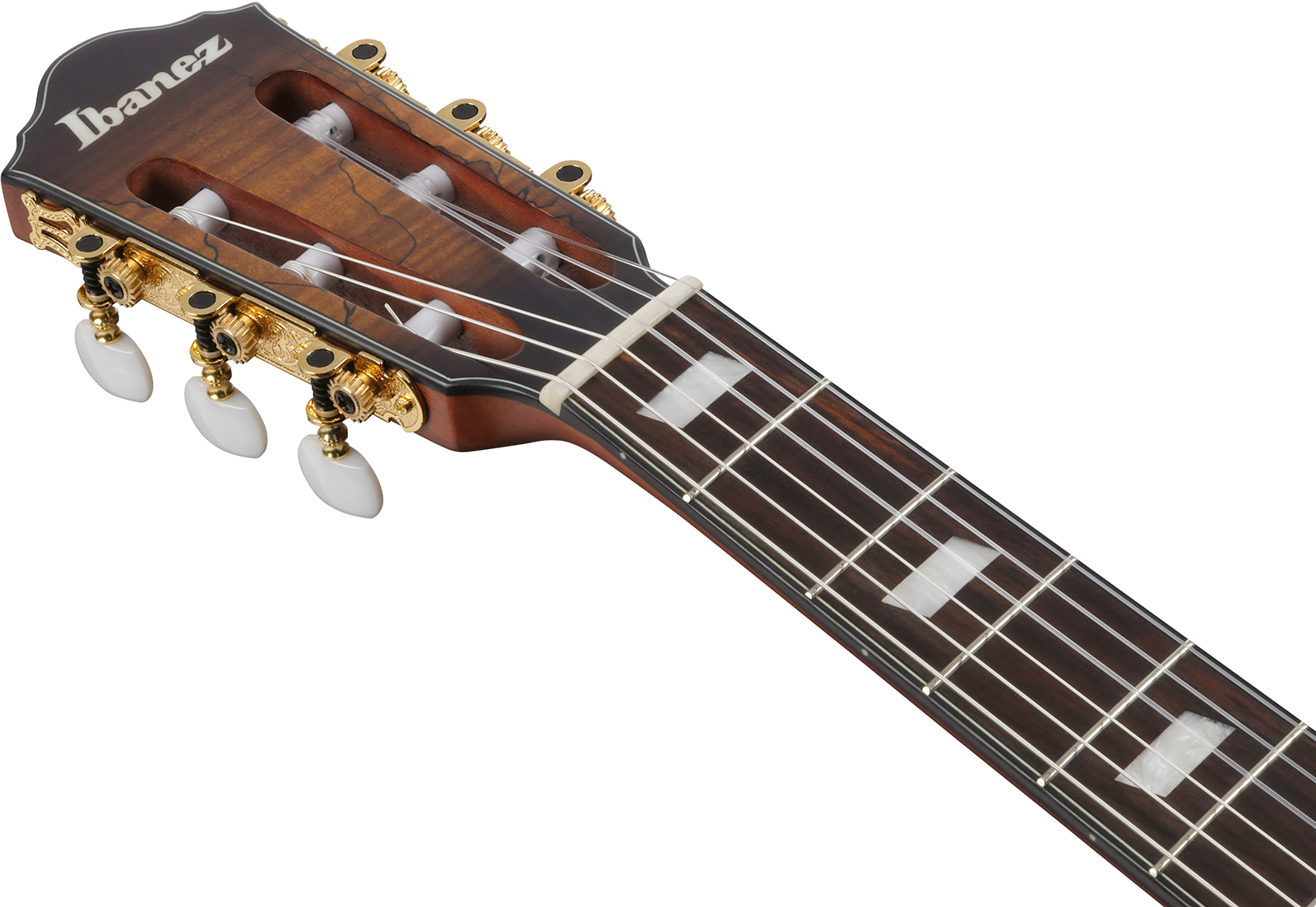 Ibanez Frh20qmn Tcl Fr Hollow Cw Erable Sapele Rw - Tobacco Burst Low Gloss - Classical guitar 4/4 size - Variation 7
