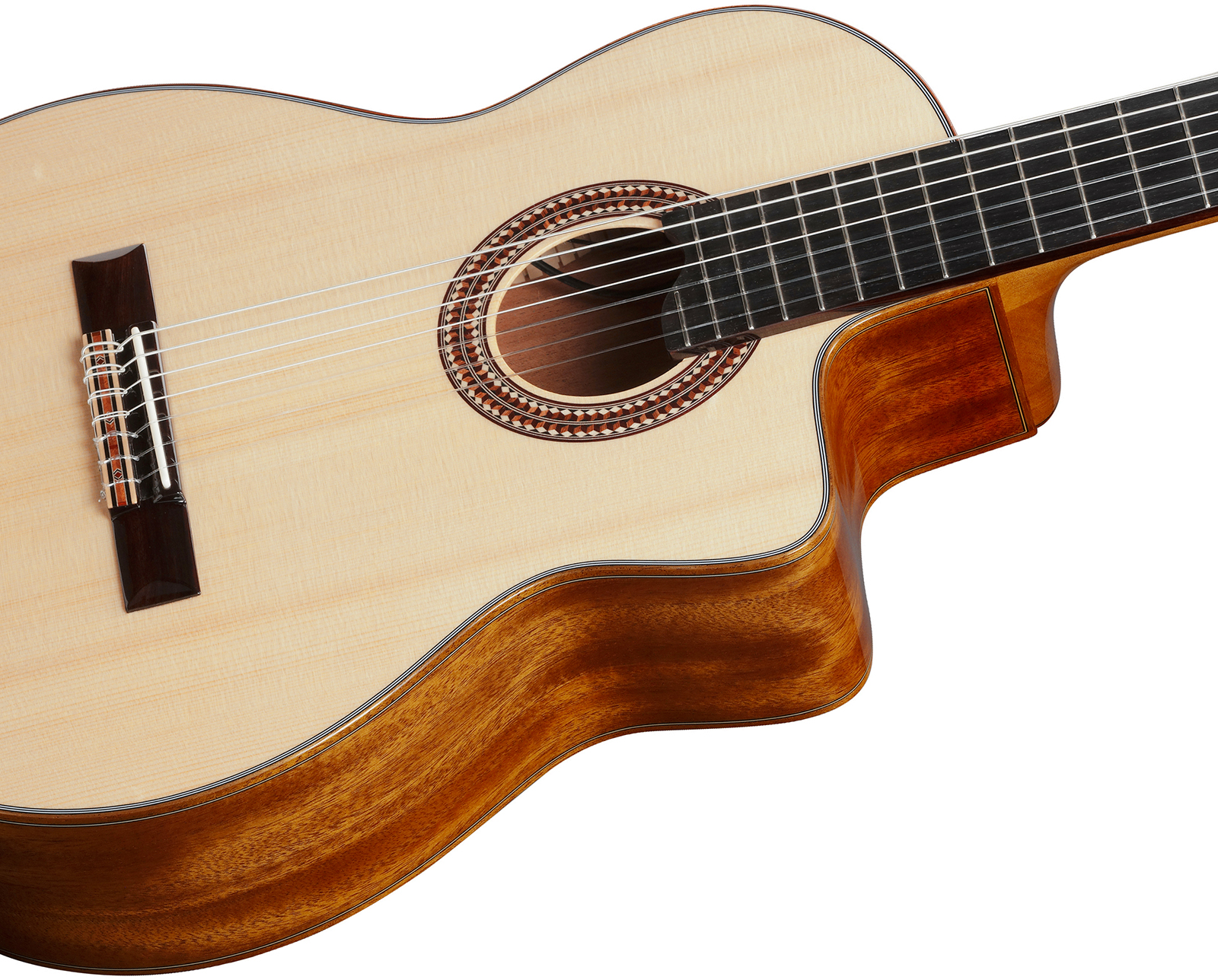 Ibanez Ga3007ce Nt Classical 4/4 7c Epicea Acajou Rw - Natural High Gloss - Classical guitar 4/4 size - Variation 2