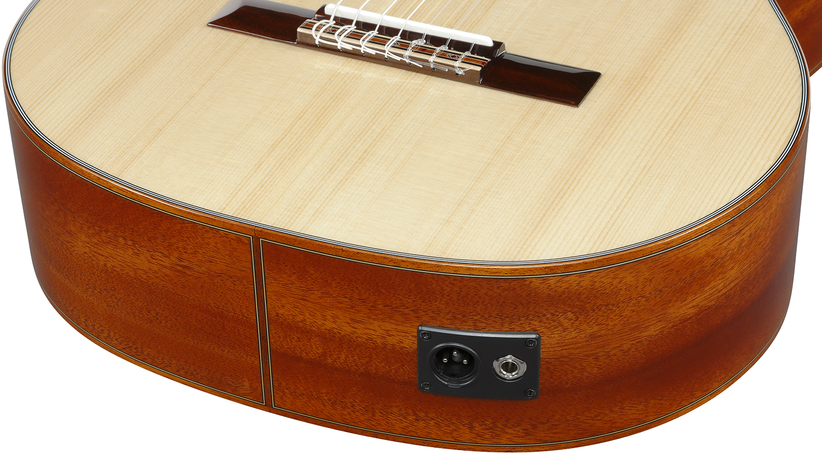 Ibanez Ga3007ce Nt Classical 4/4 7c Epicea Acajou Rw - Natural High Gloss - Classical guitar 4/4 size - Variation 4