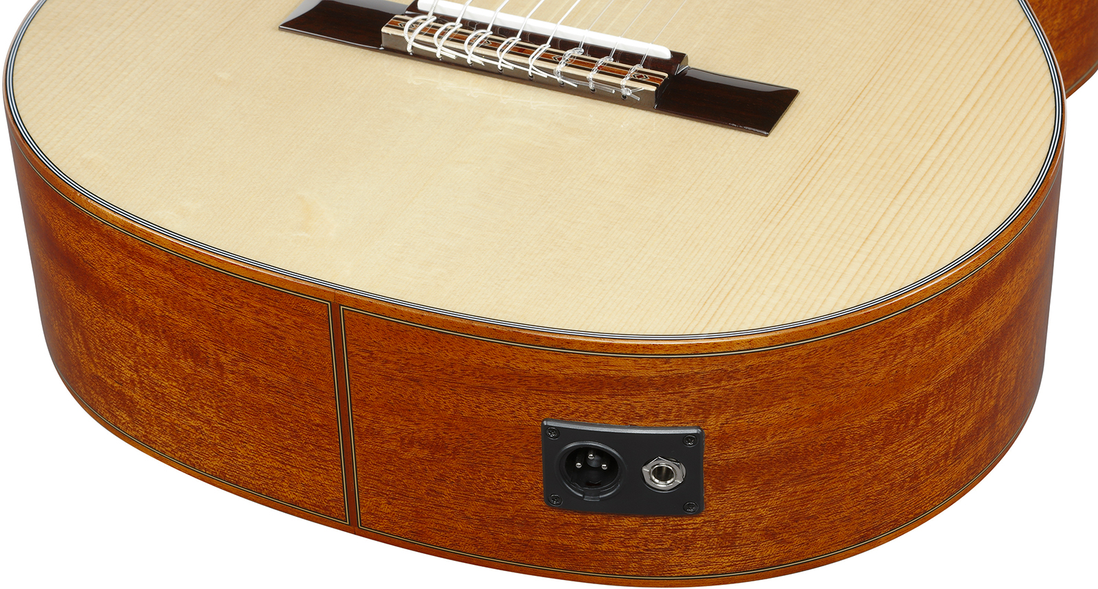 Ibanez Ga3008ce Nt Classical 4/4 8c Epicea Acajou Rw - Natural High Gloss - Classical guitar 4/4 size - Variation 4