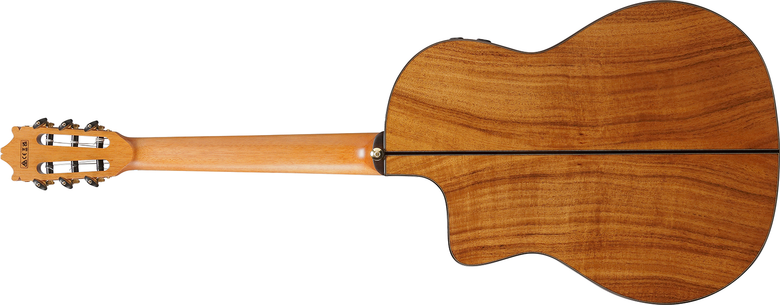 Ibanez Ga360tce Nt Classical 4/4 Thinline Epicea Acacia Rw - Transparent Black High Gloss - Classical guitar 4/4 size - Variation 1