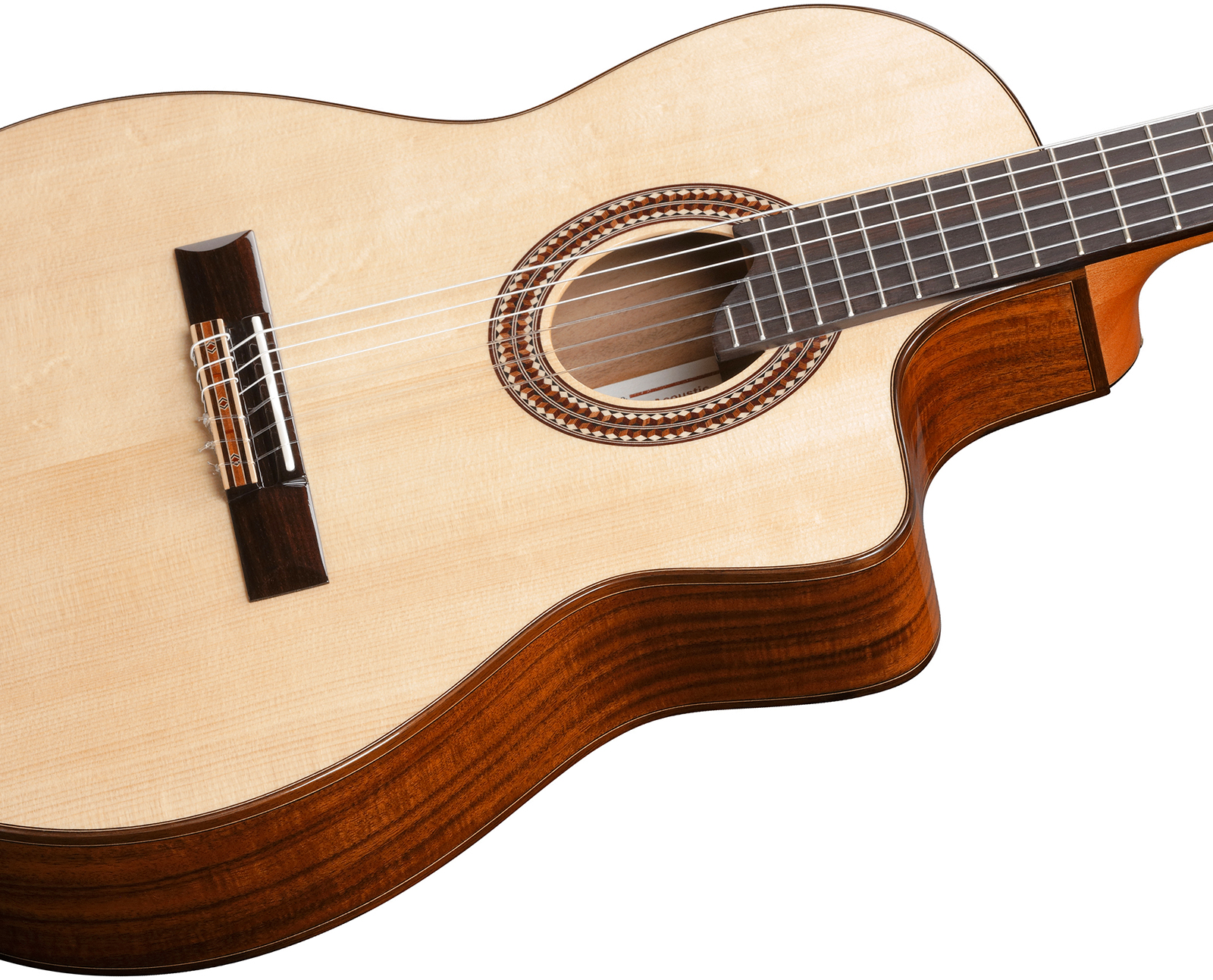 Ibanez Ga360tce Nt Classical 4/4 Thinline Epicea Acacia Rw - Natural High Gloss - Classical guitar 4/4 size - Variation 2