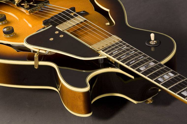 Ibanez George Benson Gb10 Bs Prestige Japon Signature Hh Ht Eb - Brown Sunburst - Hollow-body electric guitar - Variation 2