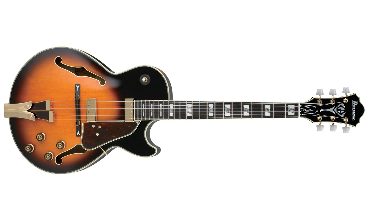 Ibanez George Benson Gb10 Bs Prestige Japon Signature Hh Ht Eb - Brown Sunburst - Hollow-body electric guitar - Variation 1