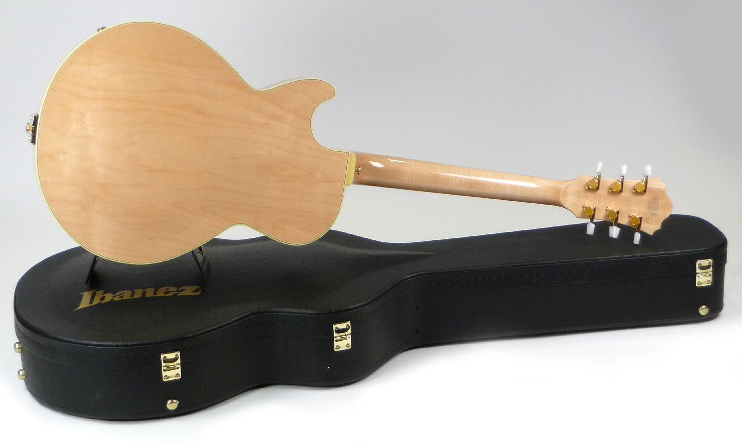 Ibanez George Benson Gb10 Nt Prestige Jap Signature 2mh Ht Eb - Natural - Hollow-body electric guitar - Variation 2