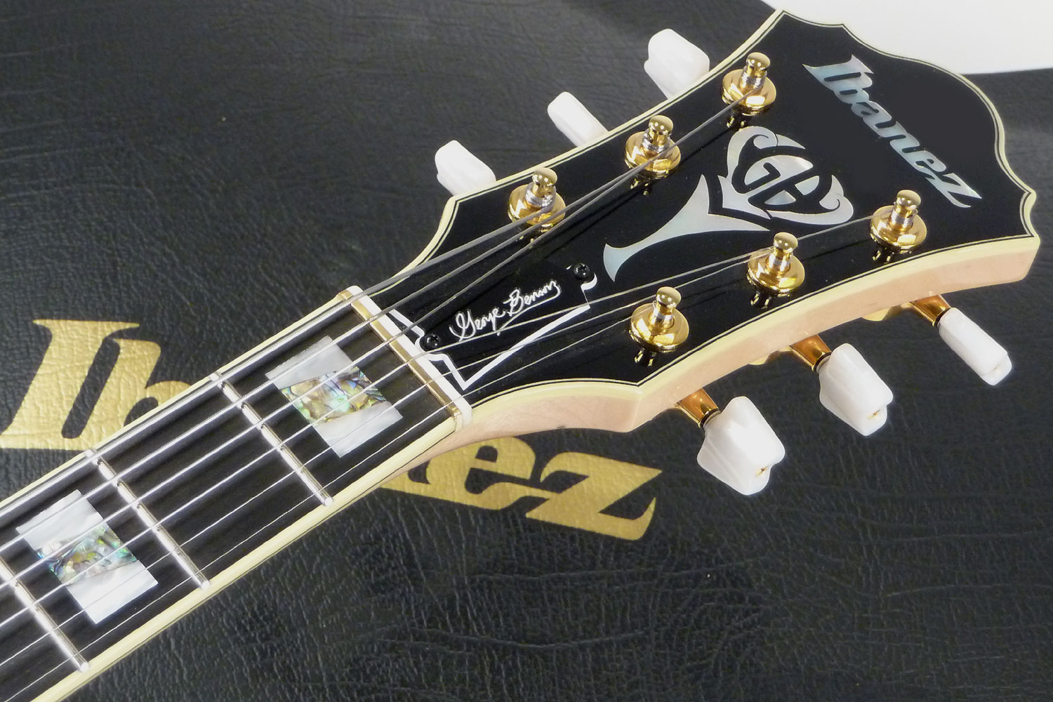 Ibanez George Benson Gb10 Nt Prestige Jap Signature 2mh Ht Eb - Natural - Hollow-body electric guitar - Variation 5