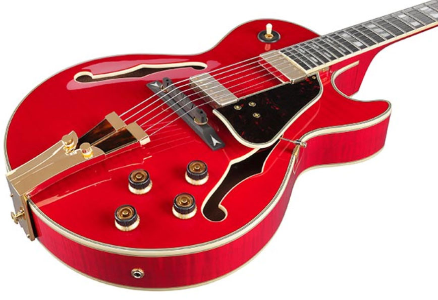 Ibanez George Benson Gb10sefm Srr Signature Hh Ht Eb - Sapphire Red - Hollow-body electric guitar - Variation 2