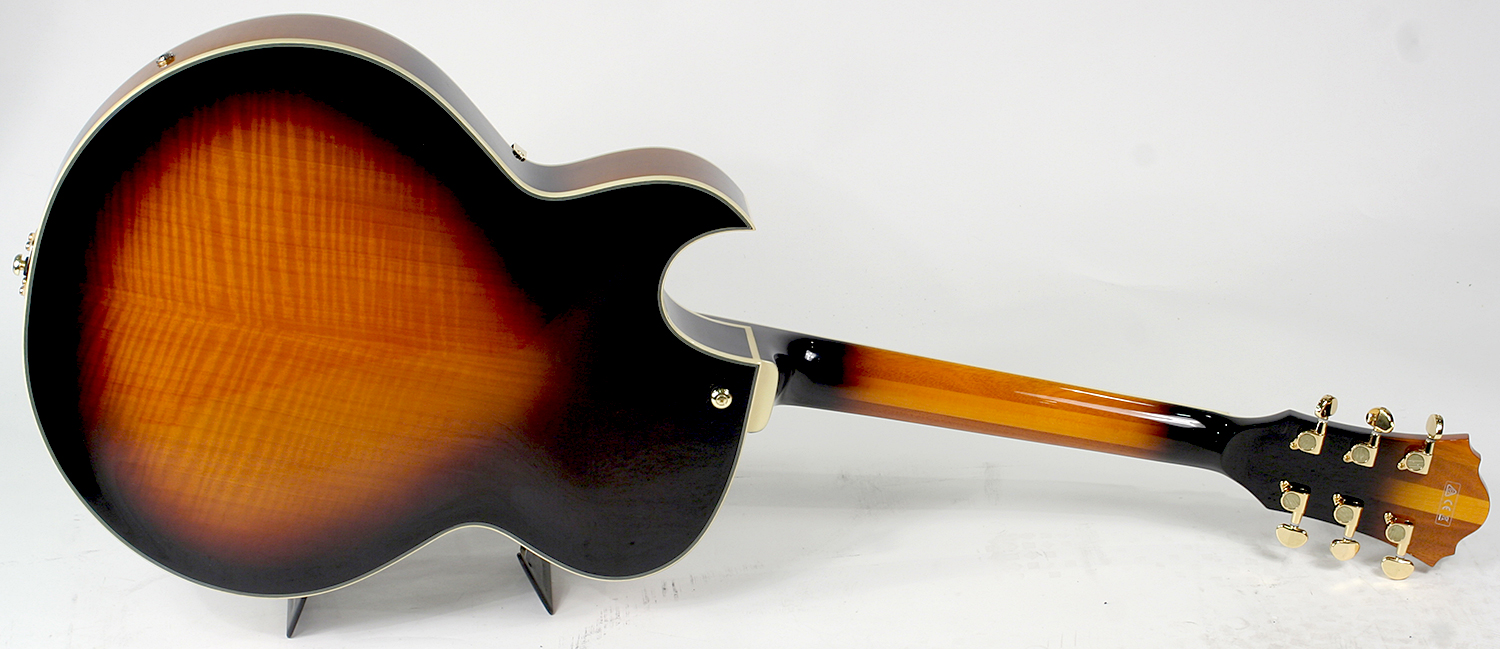 Ibanez George Benson Lgb30 Vys Signature Hh Ht Eb - Vintage Yellow Sunburst - Hollow-body electric guitar - Variation 2