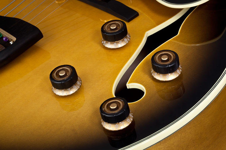 Ibanez George Benson Lgb300 Vys Prestige Japon Hh Ht Eb - Vintage Yellow Sunburst - Semi-hollow electric guitar - Variation 5