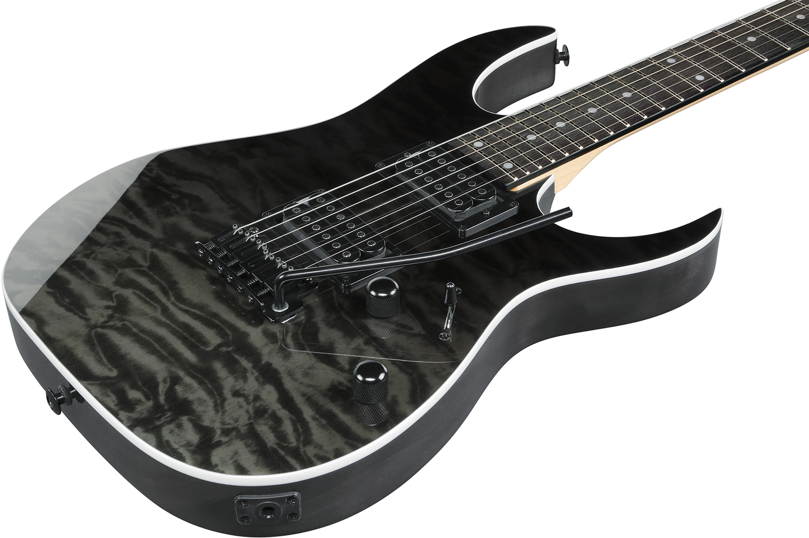 Ibanez Grg120qasp Bkg Gio 2h Trem Pur - Black Gradation - Str shape electric guitar - Variation 2