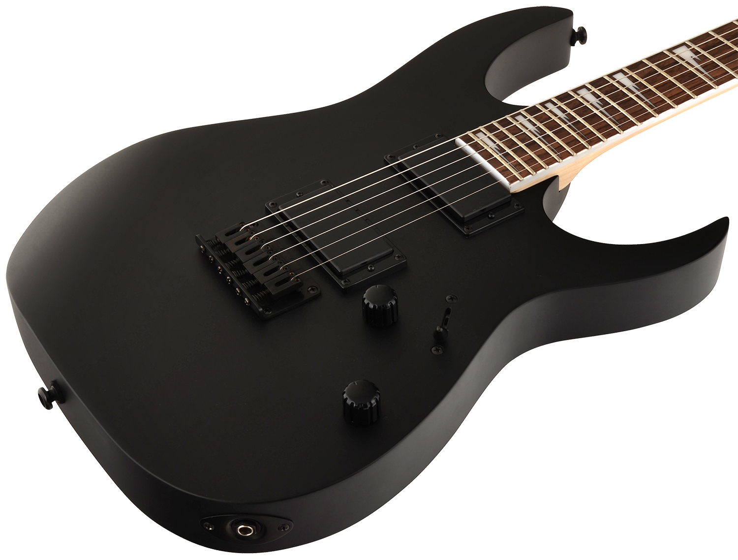 Ibanez Grg121dx Bkf Gio Hh Ht Pur - Black Flat - Str shape electric guitar - Variation 3