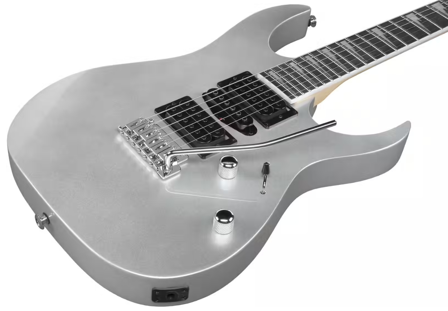 Ibanez Grg170dx Sv Gio Hsh Trem Pur - Silver - Str shape electric guitar - Variation 2