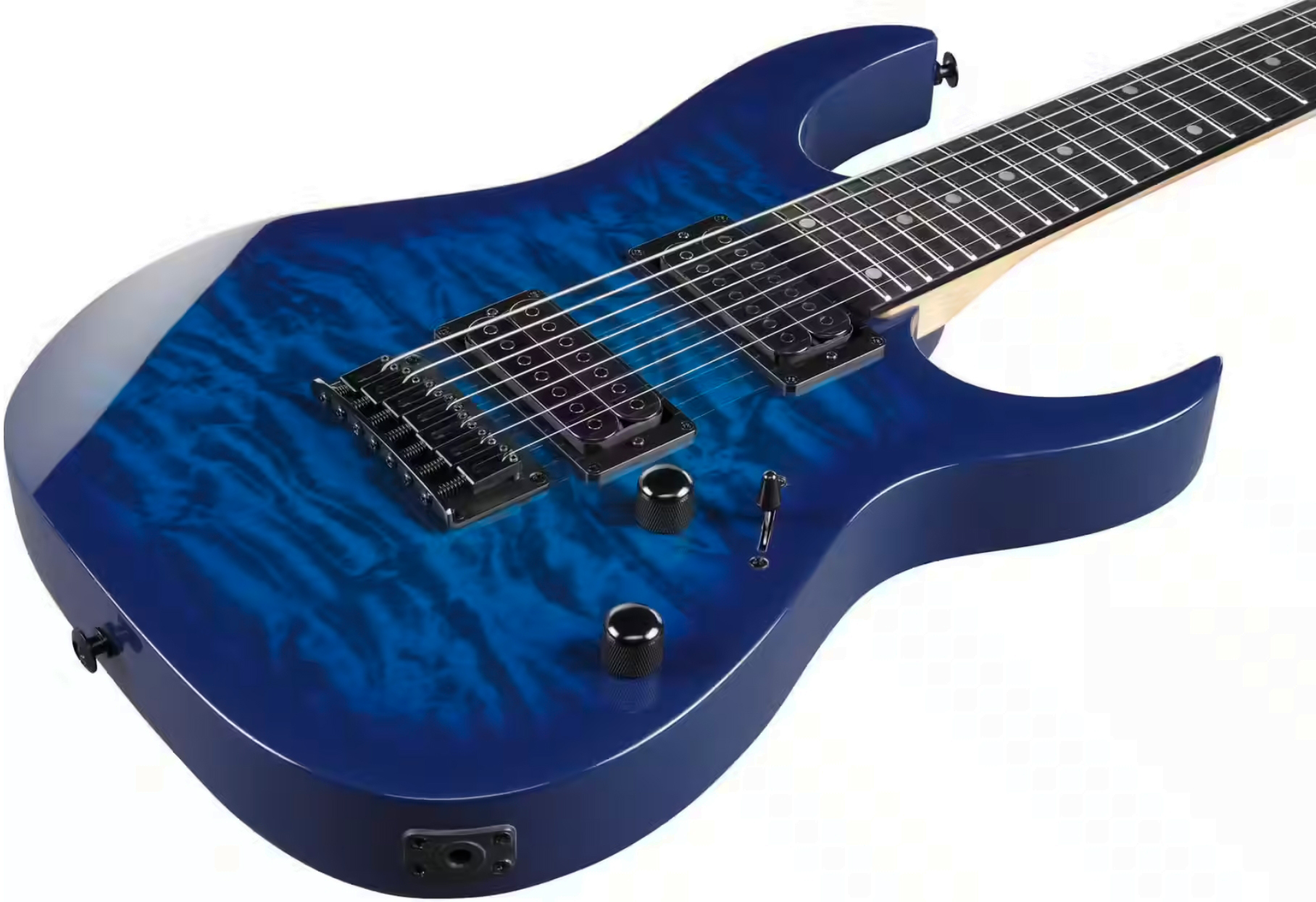 Ibanez Grg7221qa Tbb Gio 7c 2h Ht Pur - Transparent Blue Burst - Str shape electric guitar - Variation 2