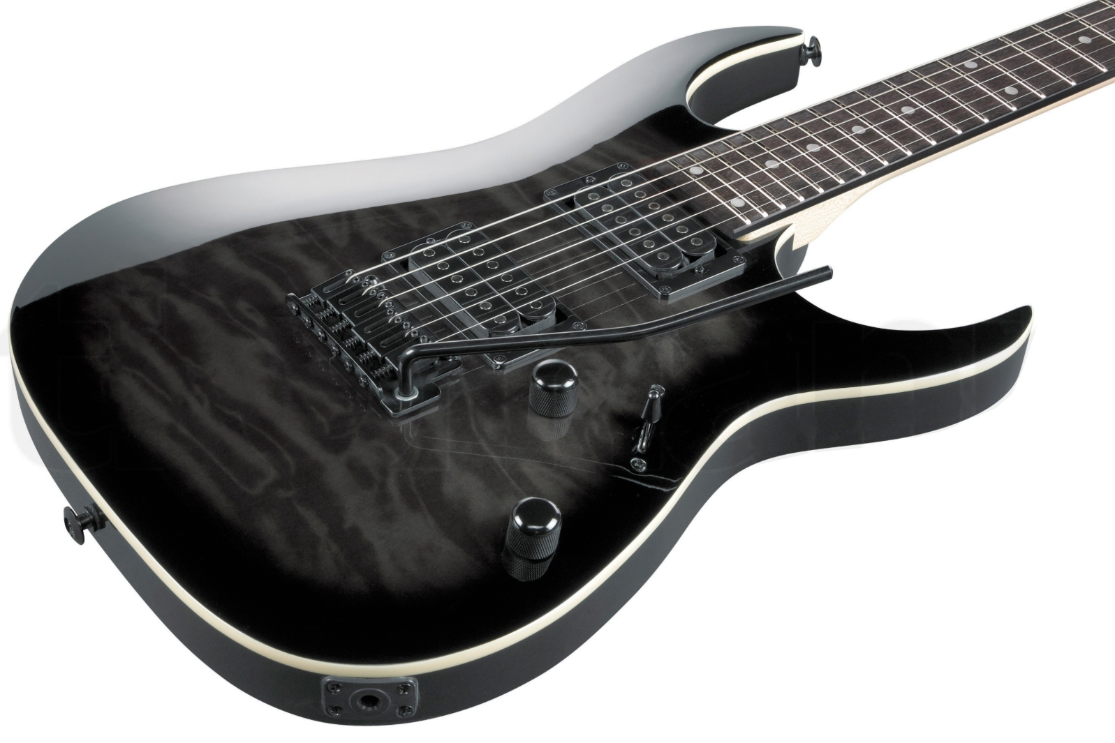 Ibanez Grga120qa Tks Gio 2h Trem Pur - Transparent Black Sunburst - Str shape electric guitar - Variation 1