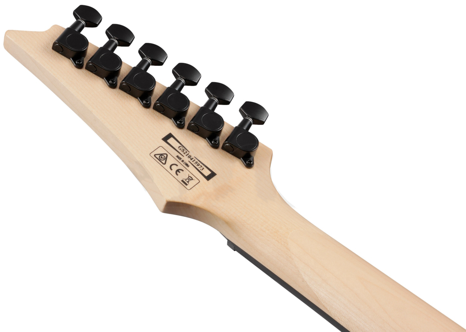 Ibanez Grga120qa Tks Gio 2h Trem Pur - Transparent Black Sunburst - Str shape electric guitar - Variation 4