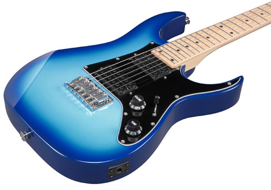Ibanez Grgm21 Blt Mikro Hh Ht Mn - Blue Burst - Electric guitar for kids - Variation 2