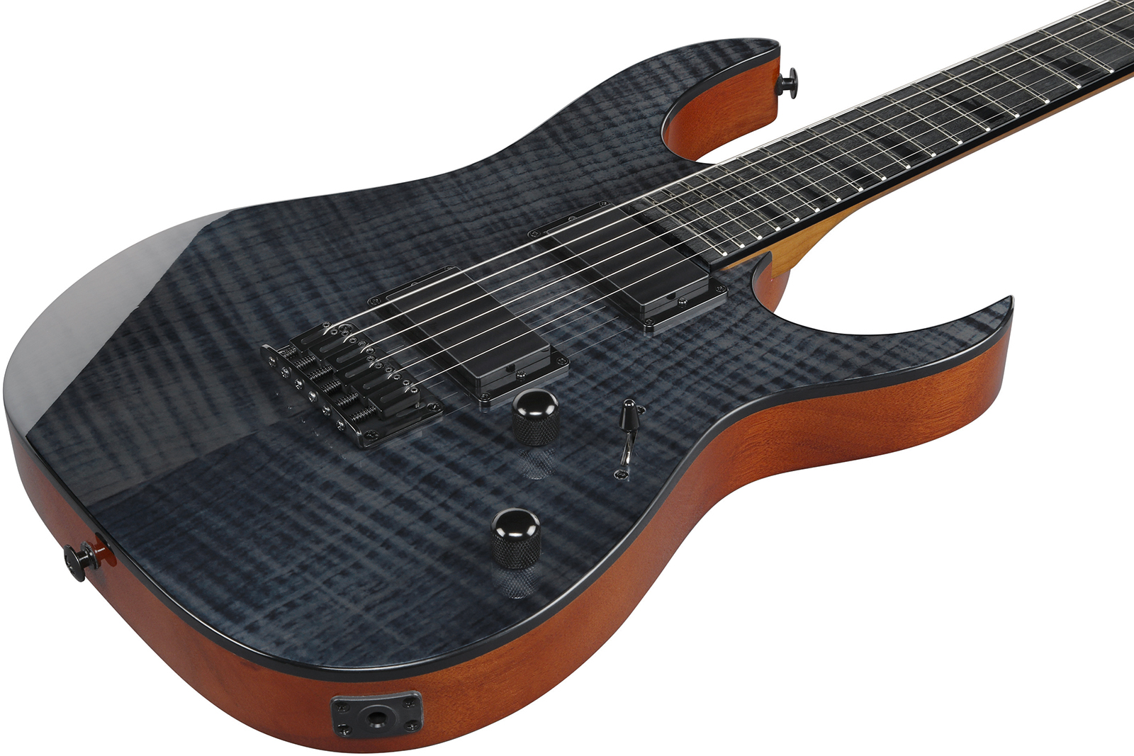 Ibanez Grgr221fa Tdk Gio 2h Ht Pur - Transparent Indigo Black - Str shape electric guitar - Variation 2