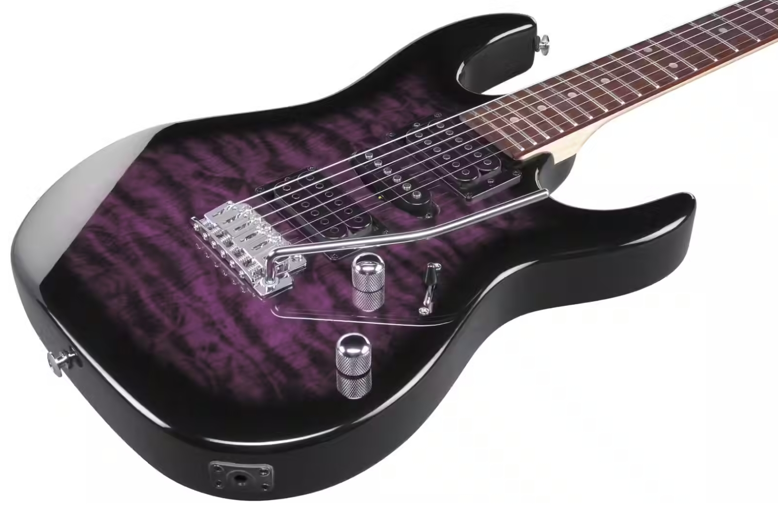 Ibanez Grx70qa Tvt Gio Hsh Trem Jat - Transparent Violet - Str shape electric guitar - Variation 2