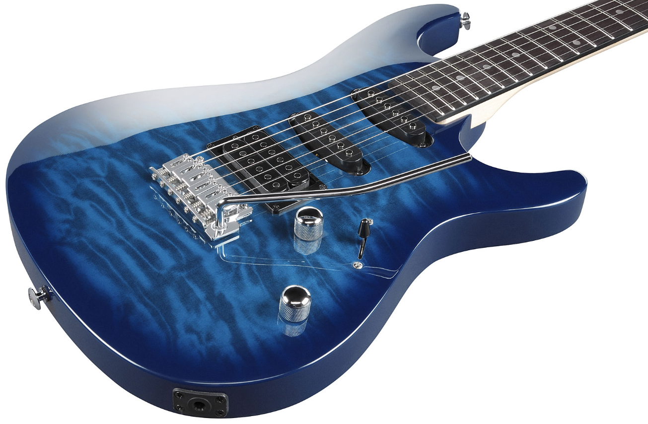 Ibanez Gsa60qa Tbb Gio Hss Trem Pur - Transparent Blue Burst - Str shape electric guitar - Variation 2