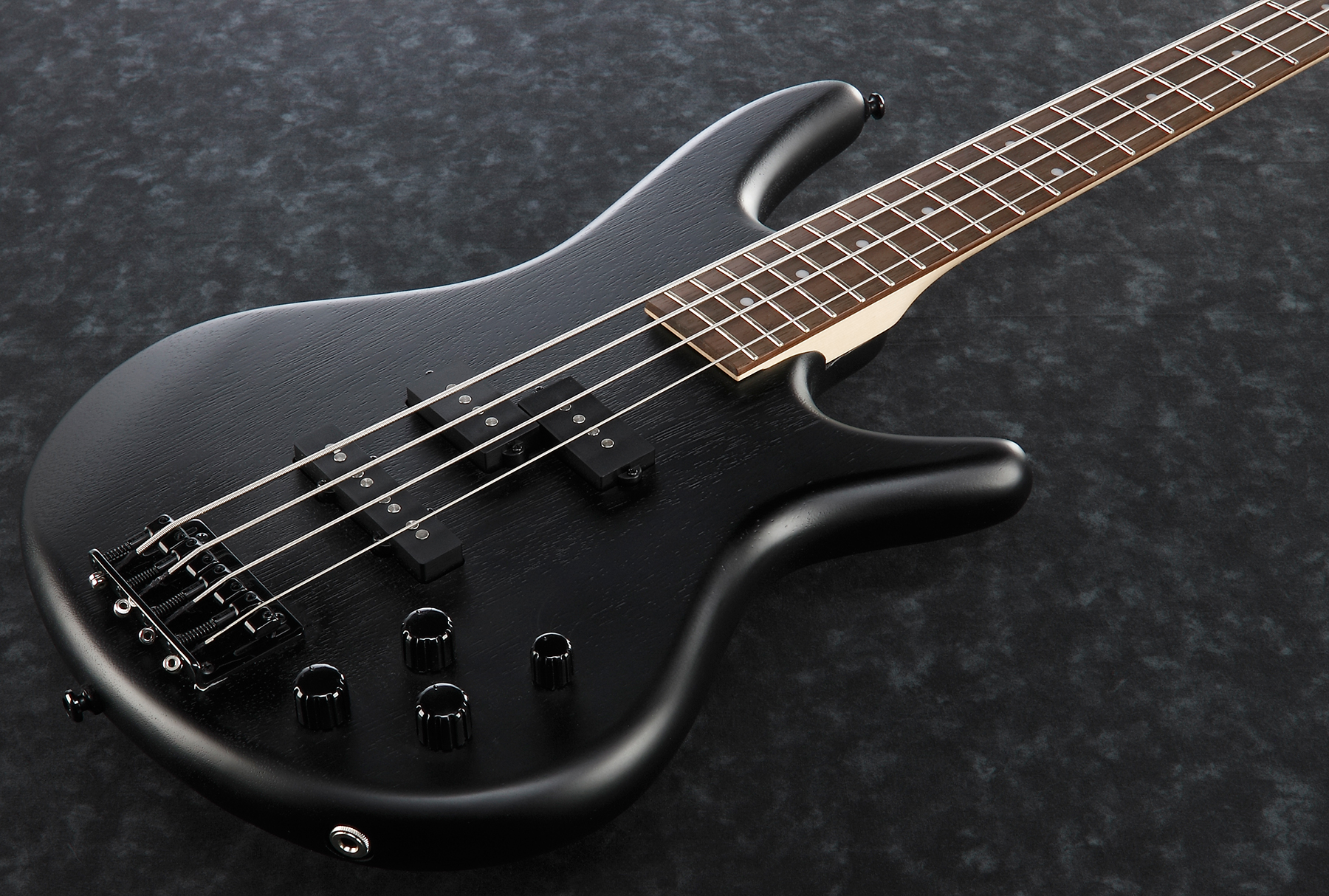 Ibanez Gsr200b Wk Gio Active Jat - Weathered Black - Solid body electric bass - Variation 1