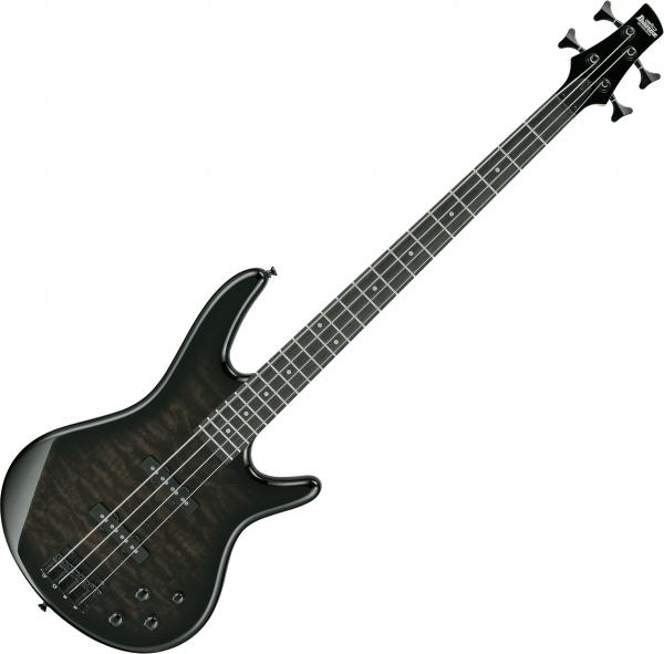 Solid body electric bass Ibanez GSR280QA TKS GIO - Transparent black sunburst