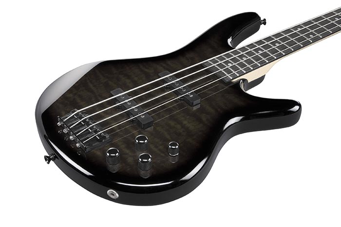 Ibanez Gsr280qa Tks Gio Pur - Transparent Black Sunburst - Solid body electric bass - Variation 2