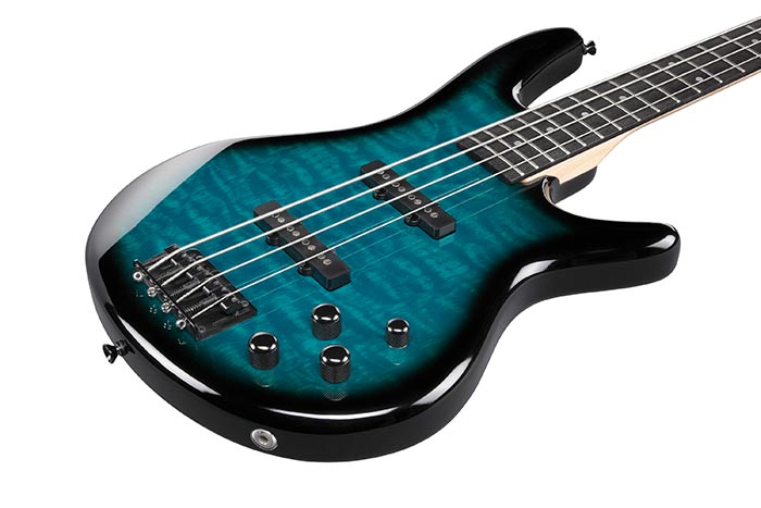 Ibanez Gsr280qa Tms Gio Pur - Transparent Marine Sunburst - Solid body electric bass - Variation 2